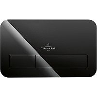 Клавиша смыва Villeroy&Boch ViConnect 922400RB Черная глянцевая