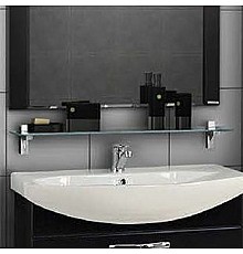 Полка Акватон Ария 80 стеклянная