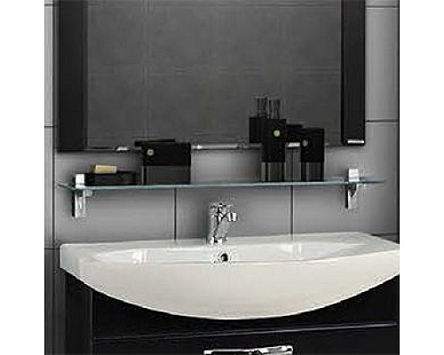 Полка Акватон Ария 80 стеклянная