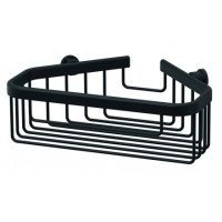 Полка решетка угловая черный Sonia 182855