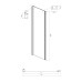 Душевой уголок Ambassador Intense 160x90 профиль Хром стекло прозрачное