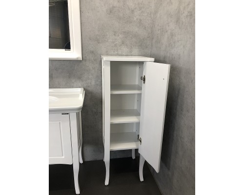Шкаф полупенал Comforty Павия 40 Белый глянец