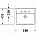 Раковина Duravit Starck 3 0300550000 550 мм