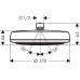 Верхний душ Hansgrohe Crometta 26576000 Хром