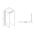 Душевая перегородка ABBER Immer Offen AG61120