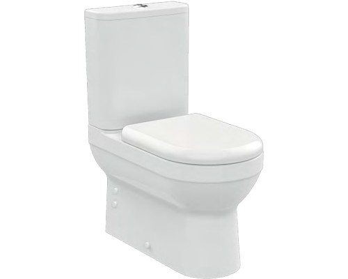 Унитаз компакт Creavit Letoon LT361-11CB00E-0000 Белый без бачка и сиденья