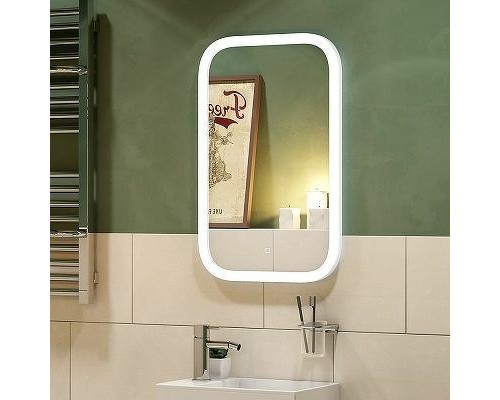 Зеркало Art&Max Bianchi AM-Bianchi-400-700-DS-F с подсветкой с сенсорным выключателем