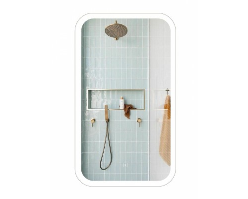 Зеркало Art&Max Bianchi AM-Bianchi-400-700-DS-F с подсветкой с сенсорным выключателем