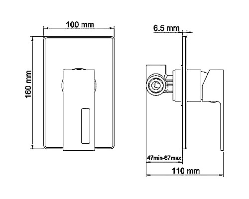 Душевая система WasserKRAFT Alme A12119 Хром