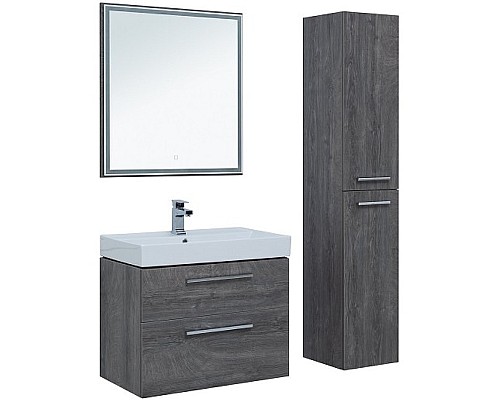 Тумба под раковину Aquanet Nova 75 242260 подвесная Дуб рошелье