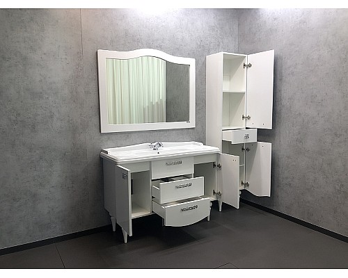 Тумба с раковиной Comforty Монако 120 00003132224 Белая