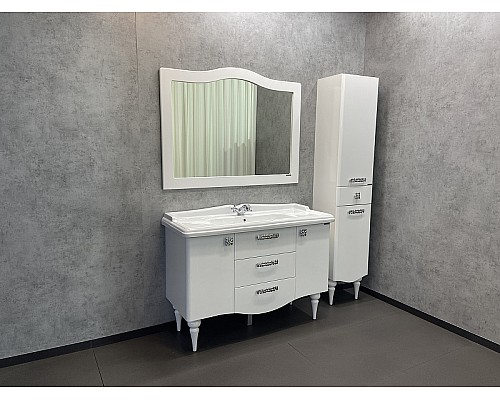 Тумба с раковиной Comforty Монако 120 00003132224 Белая
