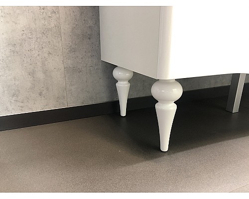 Тумба с раковиной Comforty Монако 120 00003132224 Белая