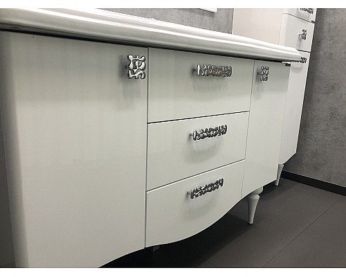 Тумба с раковиной Comforty Монако 120 00003132224 Белая