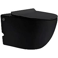 Комплект унитаза с инсталляцией SantiLine SL-5031MB подвесной с сиденьем Микролифт