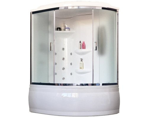 Душевой бокс Royal Bath ALP 170х100 с гидромассажем стекло матовое