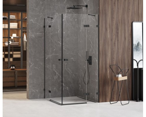 Душевое ограждение NEW TRENDY AVEXA BLACK 120x100x200 (черный)
