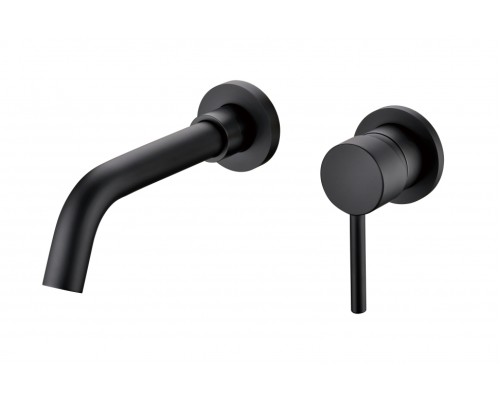Смеситель встраиваемый для раковины Groсenberg GB511 Черный матовый