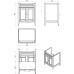 Тумба с раковиной TW Veronica Nuovo 68 VER2068-B+AR824bi*1 Bianco