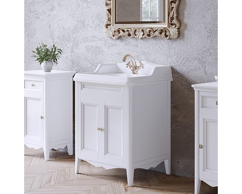 Тумба с раковиной TW Veronica Nuovo 68 VER2068-B+AR824bi*1 Bianco