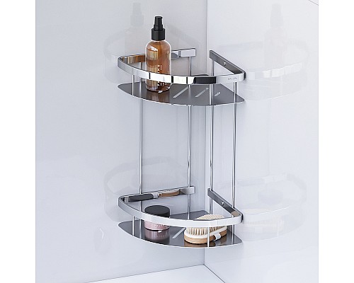 Полка корзина AM.PM Sense L A7454200 угловая Хром