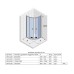 Душевой уголок Riho Hamar 2.0 R309 80x80 (GR12200) Хром