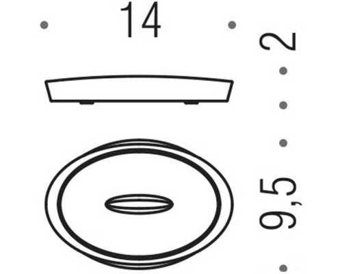 Мыльница Colombo Design Plus Zirconium