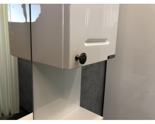 Зеркальный шкаф Comforty Севилья 85 Слоновая кость
