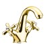 Смеситель для раковины Fiore Margot Sky Swarovski® золото