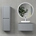 Комплект мебели для ванной Black&White Universe U915.800 80 915800 подвесной Glossy light grey