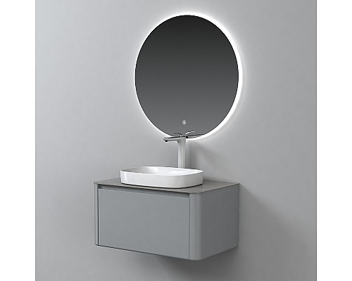 Комплект мебели для ванной Black&White Universe U915.800 80 915800 подвесной Glossy light grey