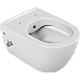 Подвесной унитаз с биде Boheme Bianca белый матовый