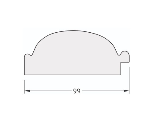 Зеркало Evoform Exclusive Floor 203х114 BY 6164 с фацетом в багетной раме - Византия золото 99 мм
