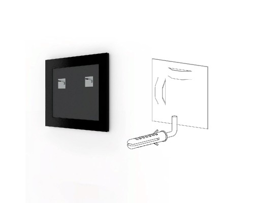 Зеркало Evoform Definite 61х61 Мельхиор