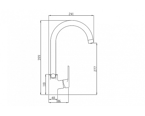 Смеситель для кухни ZORG Steel Hammer SH 901 CR