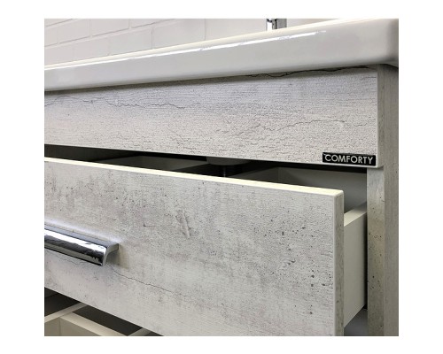 Тумба с раковиной Comforty Никосия 70П 00-00005792 подвесная Дуб белый