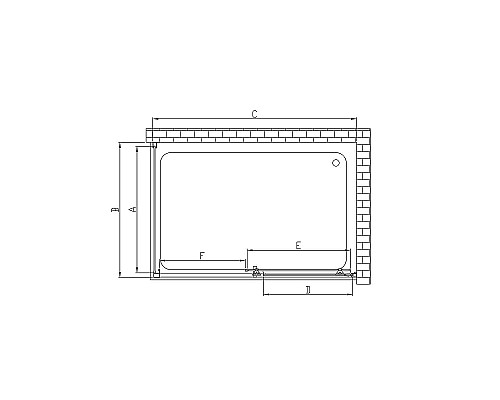 Душевой уголок Vincea Alpha 120x90 VSR-3AL9012MT профиль Хром стекло текстурное