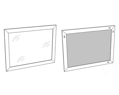 Зеркало Corozo Классика 105 SD-00000268