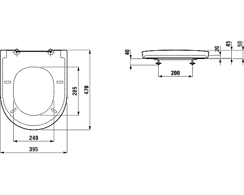 Крышка для чаши Laufen The New Classic 8.9185.1.000.000.1