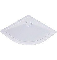 Душевой поддон из искусственного камня WasserKRAFT Dinkel 90х90 58T01 Белый глянец