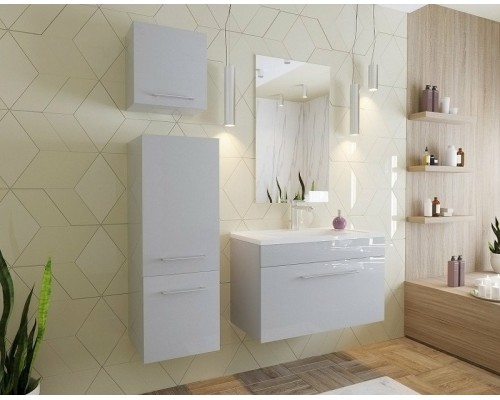 Тумба с раковиной Эстет Elin 80 ФР-00003349 подвесная Белая