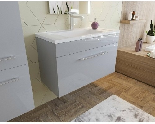 Тумба с раковиной Эстет Elin 80 ФР-00003349 подвесная Белая