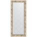 Зеркало Evoform Exclusive-G 123х53 BY 4048 с гравировкой в багетной раме - Прованс с плетением 70 мм