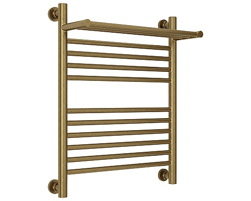 Полотенцесушитель водяной 600х500 бронза Сунержа Богема с полкой+ 05-0223-6050