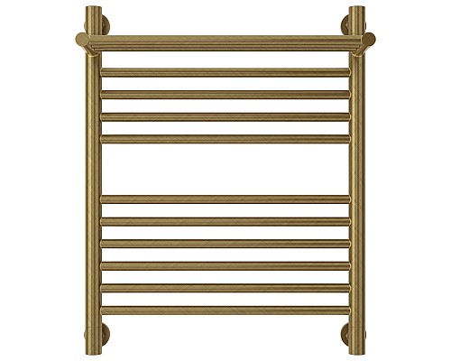 Полотенцесушитель водяной 600х500 бронза Сунержа Богема с полкой+ 05-0223-6050