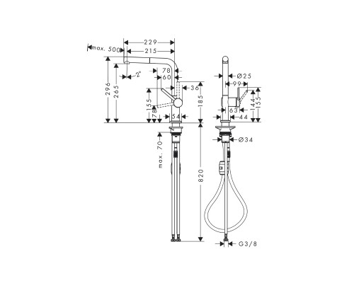 Смеситель Hansgrohe Talis хром