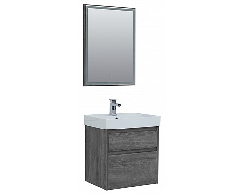 Мебель для ванной Aquanet Nova Lite 60 дуб рошелье (2 ящика)