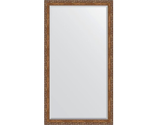 Зеркало Evoform Exclusive Floor 200х110 BY 6152 с фацетом в багетной раме - Виньетка бронзовая 85 мм