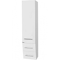 Шкаф пенал Bellezza Берта 40 4620705182014 подвесной L Белый