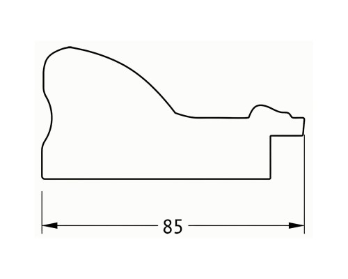 Зеркало Evoform Exclusive Floor 200х110 BY 6152 с фацетом в багетной раме - Виньетка бронзовая 85 мм
